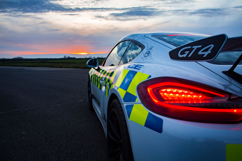 Illustration for article titled This Porsche Cayman GT4 Is A Police Car I Can Get Behind